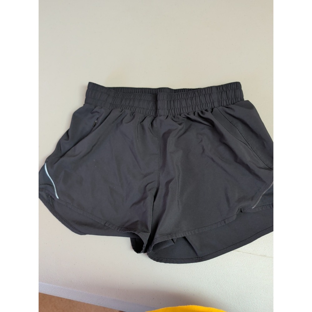 All In Motion Women's Small Black Athletic Running Shorts with Liner Pockets